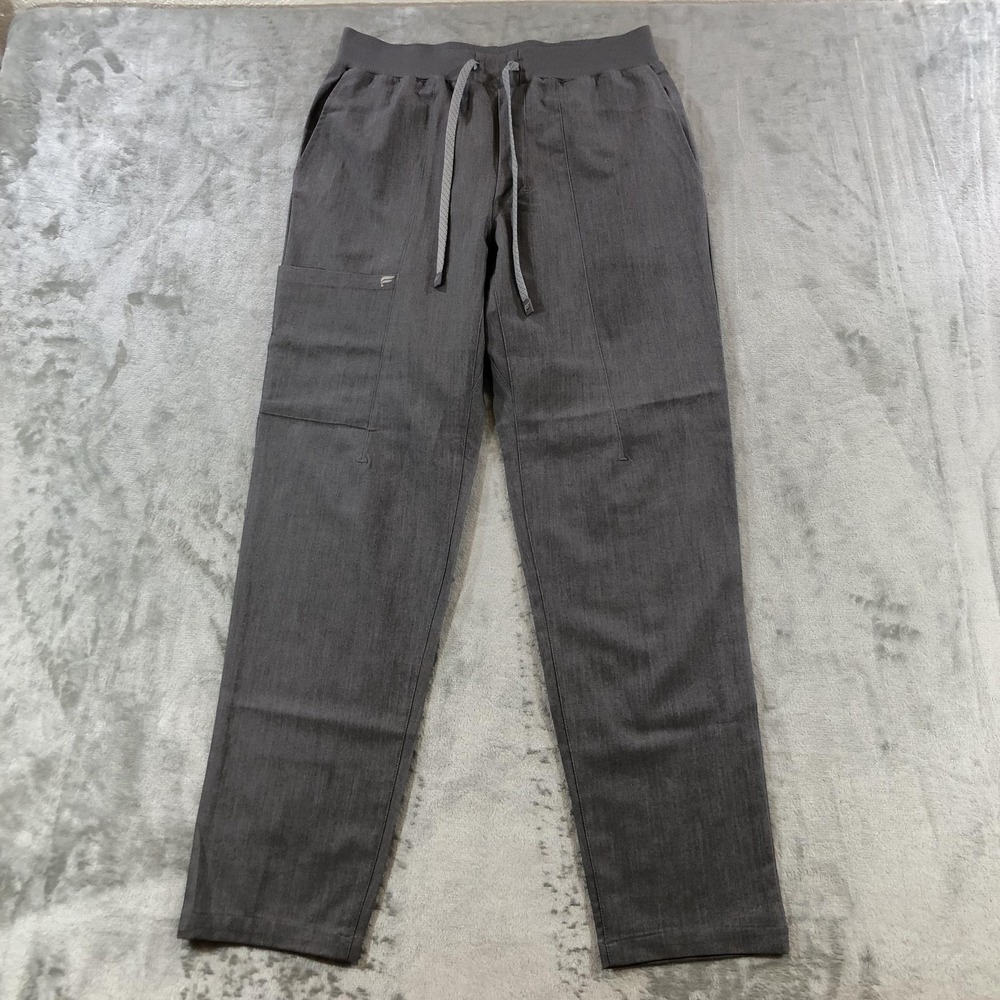 Fabletics Pants Mens Small Gray Woven Joggers Elastic Waist Athletic Track